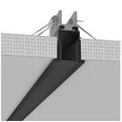 Perfil Linear de embutir 300cm Preto Newline SE15300 PT