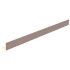 Perfil Painel Ripado L Modaza PVC Gray, 285 x 2,5 cm