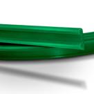 Perfil Plástico Vareta Chata para Toldos em PVC Verde - Rolo de 6 Metros