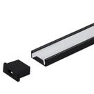Perfil Sobrepor 1,5m Alumínio 15.4x5.7mm + Fita 120 LEDS/M + Fonte 2A