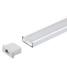 Perfil Sobrepor Slim Alumínio 17x7mm Para Fita LED 2 Metros
