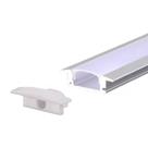 Perfil Sobrepor Slim Gaya 2 metros 17,4x7mm Prata - 9145