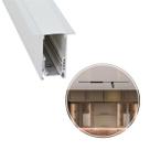Perfil Trilho Magnético de Embutir K20 Branco 1M DS9947 Delis ST2794