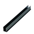 Perfil U 6mm Preto - 6,00m