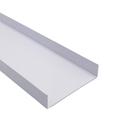 Perfil U Canaleta Para Câmara Fria 10x2,5cm 1mt Kit c/ 10pçs