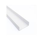 Perfil U Canaleta Para Câmara Fria 6,5x2,5cm 1mt