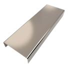 Perfil U Listelo Em Aço Inox Brilho 9mm x 30mm x 2,98m LHD