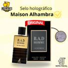 Perfume Árabe Bad Homme Maison Alhambra Masculino Edp 100ml - Original com Selo Holográfico Lacrado Perfume Árabe Bad Homme Maison Alhambra Masculino Edp 100ml - Original com Selo Holográfico Lacrado