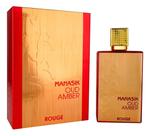 Perfume Árabe Manasik Oud Amber Rouge Eau de Parfum 100ml Importado Intenso e Sofisticado