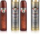 Perfume Cuba Royal Fortune EDT 100ml para homens, pacote com 2