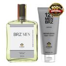 Perfume e Creme Hidratante Brz Men Zyone Masculino Alta Fixação Essência Parfum