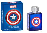 Perfume EDT Capitão América 3.4 Oz - Aroma Intenso com Emblema Patriótico