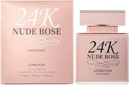 Perfume Feminino Lonkoom 24K Nude Rose Frutal Floral 100ml - Elegância e Sofisticação