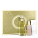 Perfume Feminino Perry Ellis 100 ML Eau De Toilette Spray +118 Ml Loção corporal + 90 ML Gel de banho + 7,5Ml Mini Edt Spray