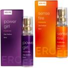 Perfume feminino Power girl Sense fire ativa feromonios kit