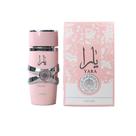 Perfume Feminino Yara Lattafa Eau de Parfum 100ml Original Importado Árabe Doce Floral Alta Fixação Longa Duração Luxo Presente