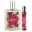 Perfume Gerânio Elegante Mulher 100ml + Roll On 10ml Natural