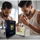 Perfume H Blue 100ml Aromatico Amadeirado Perfume Masculino Esty Paris