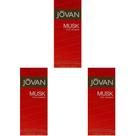 Perfume Jovan Musk para mulheres Eau de Cologne 96 ml (pacote com 3)