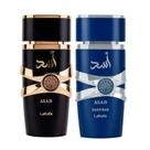 Perfume Lattafa Asad, conjunto de presente de 2 peças para homens, 100 ml