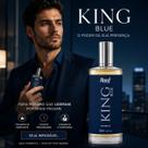 Perfume Masculino King Blue Fragrância Importada Raaf Cosmetics 30ml