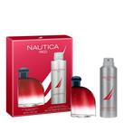 Perfume Nautica Color Rojo EDT 50mL + Spray Desodorante Corporal