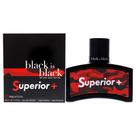 Perfume Preto Superior em Spray 3.113ml com Fragrância Intensa de Âmbar e Sândalo