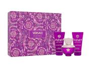 Perfume Versace Dylan Purple para mulheres, 50 ml, 3 peças, conjunto de presente