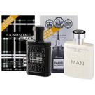 Perfume Vodka Man + Handsome Black - Paris Elysees 100ml