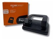 Perfurador de Papel 20 Folhas com Margeador e Trava de Segurança Perfurador de Papel 20 Folhas com Margeador e Trava de Segurança
