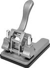 Perfurador De Papel Ferro Fundido P/ 60 Fls. Cinza