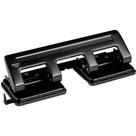 Perfurador de Papel Metal 4 Furos para 20 Folhas - Preto Perfurador de Papel Metal 4 Furos para 20 Folhas - Preto