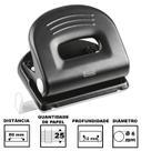 Perfurador De Papel Tilibra P202 Preto Com 2 Furos Até 25 Folhas Ref: 211389 Perfurador De Papel Tilibra P202 Preto Com 2 Furos Até 25 Folhas Ref: 211389