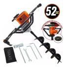 Perfurador De Solo 2t 52cc 2,5hp Com Broca 80x15cm Vps520-s