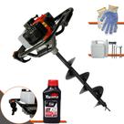 Perfurador de Solo Máquina Fura Terra Trado Motorizado Vant VPS52 À Gasolina 52cc 2HP 6.500rpm Profissional + Broca 80x20cm + ÓLEO TOYAMA 2T Perfurador de Solo Máquina Fura Terra Trado Motorizado Vant VPS52 À Gasolina 52cc 2HP 6.500rpm Profissional + Broca 80x20cm + ÓLEO TOYAMA 2T
