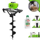 Perfurador de Solo Menegotti MPS52 À Gasolina Motor 2T 52cc 1,8HP de Potência 9.000rpm Profissional Com Broca 80x20cm Para Agricultura, Elevação de Cercas e Mourões + ÓLEO STIHL EXTRA Perfurador de Solo Menegotti MPS52 À Gasolina Motor 2T 52cc 1,8HP de Potência 9.000rpm Profissional Com Broca 80x20cm Para Agricultura, Elevação de Cercas e Mourões + ÓLEO STIHL EXTRA