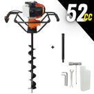 Perfurador de Solo Para Colocação de Cercas e Grades Vulcan VPS520 Broca 80x10cm + Extensor de 30cm
