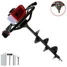 Perfurador de Solo Profissional Anmax GD520B À Gasolina 2T 52cc 2,2HP de Potência 7.000rpm + Broca 80X20cm Para Plantio e Construção Civil Perfurador de Solo Profissional Anmax GD520B À Gasolina 2T 52cc 2,2HP de Potência 7.000rpm + Broca 80X20cm Para Plantio e Construção Civil