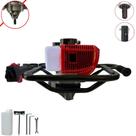 Perfurador de Solo Sem Broca Profissional Anmax GD520B À Gasolina 2T 52cc 2,2HP de Potência 7.000rpm Para Plantio e Construção Civil Perfurador de Solo Sem Broca Profissional Anmax GD520B À Gasolina 2T 52cc 2,2HP de Potência 7.000rpm Para Plantio e Construção Civil