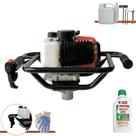 Perfurador de Solo Trado Motorizado Sem Broca Vant VPS52 À Gasolina 2T 52cc 2HP 6.500rpm Alta Performance Para Elevação de Cercas + ÓLEO STIHL