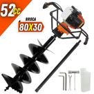 Perfurador de Solo Vulcan VPS520 2T Broca 80x30cm + Extensor de 80cm Para Uso em Atividades Rurais