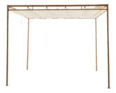 Pergolado De Aço Bamboo 230x289x275cm Cobertura Retrátil