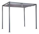 Pergolado De Aco E Poliester 223x297x297cm Cinza