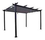 Pergolado De Alumínio - 2,54 X 4 M - Cinza Escuro - Naterial