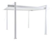 Pergolado De Aluminio Bioclimatico Branco 247x320x358 Cm Branco Pergolado De Aluminio Bioclimatico Branco 247x320x358 Cm Branco