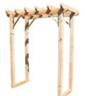 Pergolado para jardim de madeira Pinus tratado 1,75x0,90 metros - Modelo Moscato