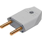 Perlex Pino Macho 2P 10A Bco 1041 - Kit C/10 Pc Perlex Pino Macho 2P 10A Bco 1041 - Kit C/10 Pc