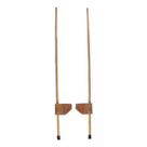 Perna De Pau P/ Iniciantes 0,30 cm Altura Base e 1,40m Altura - Suporte Peso 100kg Total - Par