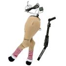 Perna Rena Natal Arvore Natalina Movimento Chute Flexivel Decoraçao Janela Porta Loja Vitrine Cenario Divertido Casa