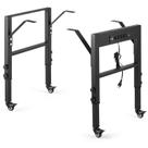 Pernas de bancada OLBRUS Rodas de metal ajustáveis de 72,5 a 85,8 cm